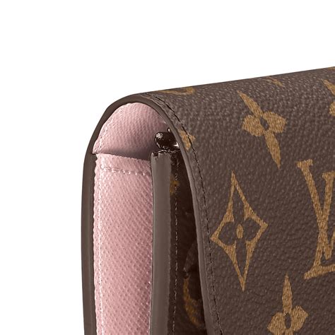 Designer Women's Wallet in Monogram Canvas Emilie .